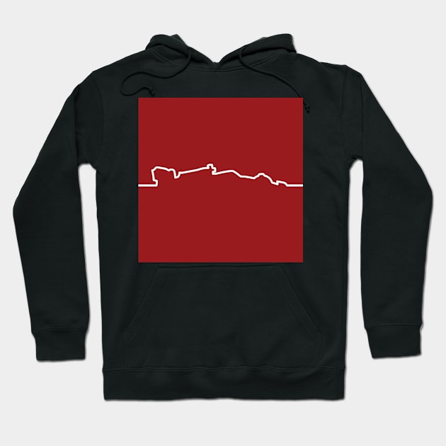 Alfa Romeo F1 Car Line Art - 2022 Model #2 Hoodie by GreazyL